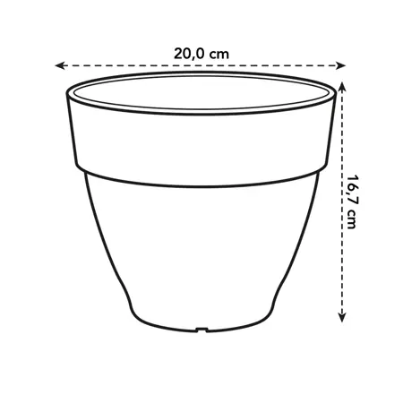 Elho pot vibia campana d20cm saliegroen - afbeelding 8