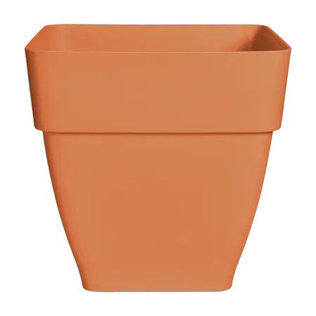 Elho pot vibia campana vierkant 30cm terra - afbeelding 1