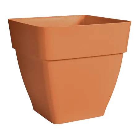 Elho pot vibia campana vierkant 30cm terra - afbeelding 2