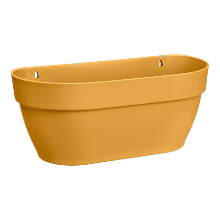 Elho wandpot vibia campana 35cm honinggeel - afbeelding 1