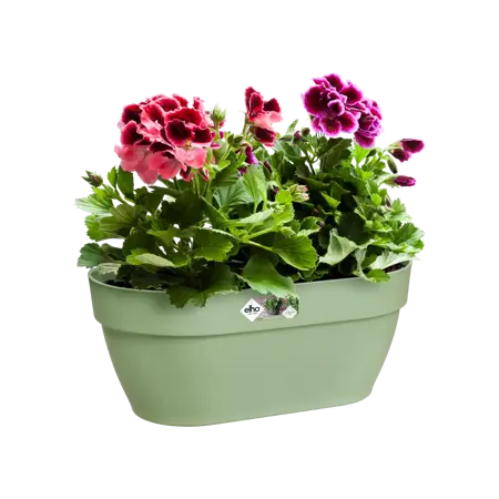Elho wandpot vibia campana 35cm pistache groen - afbeelding 4