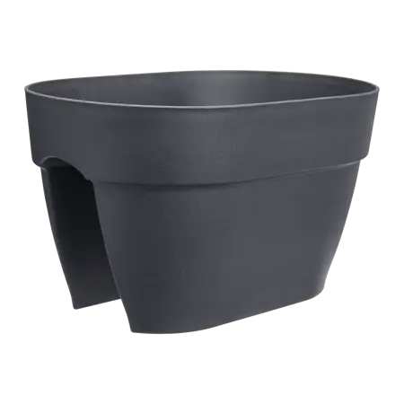 Elho wandpot vibia campana flower bridge 40cm antraciet - afbeelding 1