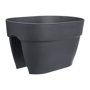 Elho wandpot vibia campana flower bridge 40cm antraciet - afbeelding 1