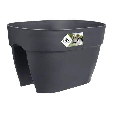 Elho wandpot vibia campana flower bridge 40cm antraciet - afbeelding 3