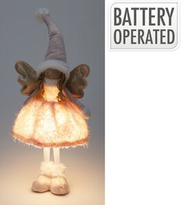 Engelmeisje M LED 50cm roze - afbeelding 2