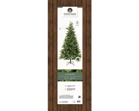 Everlands Allison boom pine 210cm groen verpakking