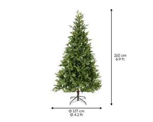 Everlands Allison boom pine 210cm groen hoogte
