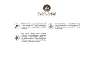 Everlands Allison boom pine 240cm groen informatie