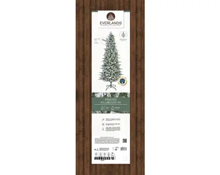Everlands Killington boom fir 180cm groen/wit verpakking