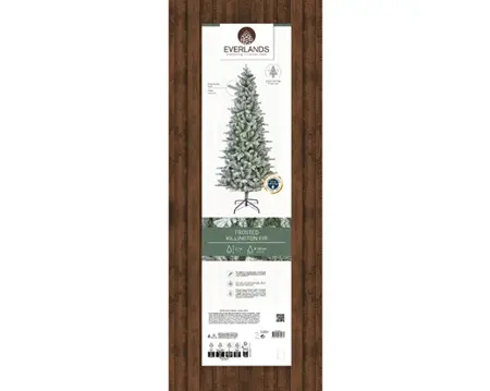 Everlands Killington boom fir 210cm groen/wit verpakking
