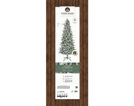 Everlands Killington boom fir 240cm groen/wit verpakking