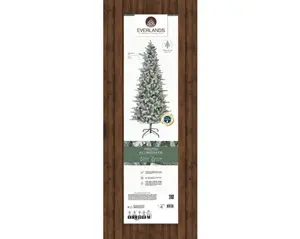 Everlands Killington boom fir 240cm groen/wit verpakking