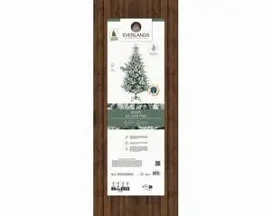 Everlands kunstkerstboom Allison 180cm groen/wit - afbeelding 6