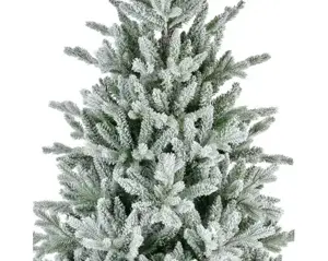 Everlands kunstkerstboom Allison 210cm groen/wit - afbeelding 2