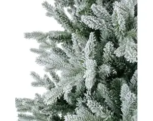 Everlands kunstkerstboom Allison 210cm groen/wit - afbeelding 3