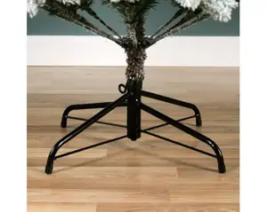 Everlands kunstkerstboom Allison 210cm groen/wit - afbeelding 5