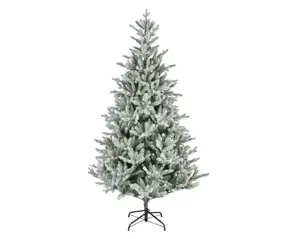 Everlands kunstkerstboom Allison 240cm groen/wit - afbeelding 1