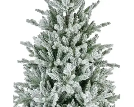 Everlands kunstkerstboom Allison 240cm groen/wit - afbeelding 2