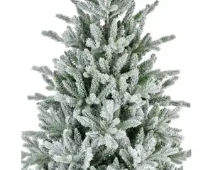 Everlands kunstkerstboom Allison 240cm groen/wit - afbeelding 2
