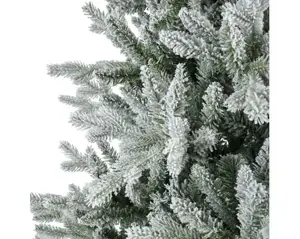 Everlands kunstkerstboom Allison 240cm groen/wit - afbeelding 3