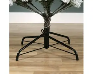 Everlands kunstkerstboom Allison 240cm groen/wit - afbeelding 5