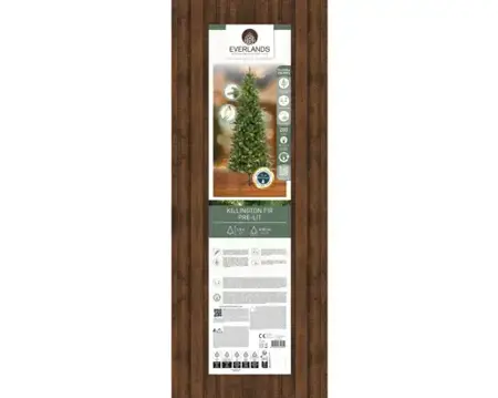Everlands kunstkerstboom Killington 180cm groen/warm wit - afbeelding 6