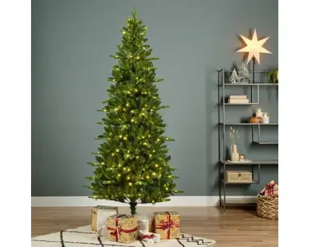 Everlands kunstkerstboom Killington 210cm groen/warm wit - afbeelding 4
