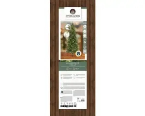 Everlands kunstkerstboom Killington 210cm groen/warm wit - afbeelding 6