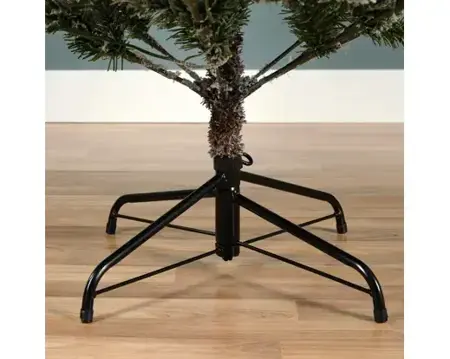 Everlands kunstkerstboom Killington 240cm groen/wit/warm wit - afbeelding 5