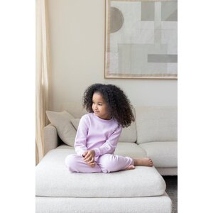 Feetje wafelpyjama | lila | maat 104 - afbeelding 6