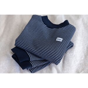 Feetje Wafelpyjama | royal blue | maat 110 - afbeelding 2