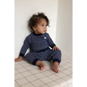 Feetje Wafelpyjama | royal blue | maat 56 - afbeelding 5