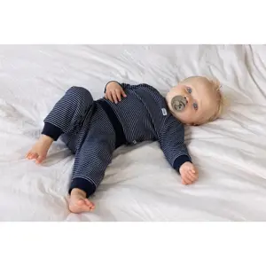 Feetje Wafelpyjama | royal blue | maat 74 - afbeelding 3