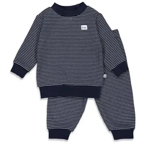 Feetje Wafelpyjama | royal blue | maat 86 - afbeelding 1