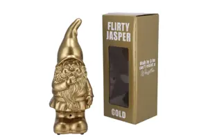 Flirty Jasper Jasper Tuinkabouter met Geluid Goud 