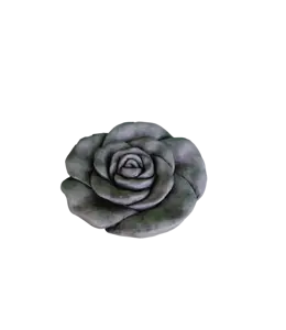 Gedenkbeeld bloem 19x19x6cm