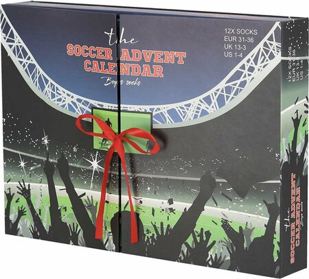 Giftbox advent sokken maat 31/36 12 vakjes - afbeelding 1