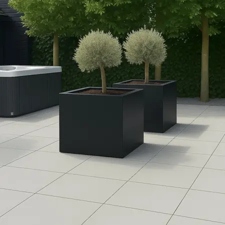 GLM Plantenbak Casablanca met bodem 60x60x60cm