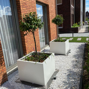 GLM Plantenbak Casablanca met bodem 60x60x60cm
