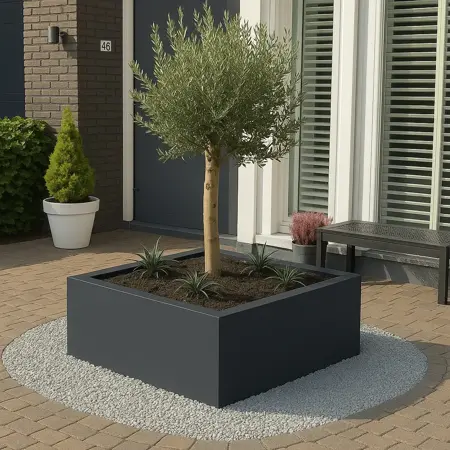 GLM Plantenbak Lyon zonder bodem 75x75x40cm