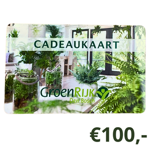 GroenRijk Cadeaubon €100,-