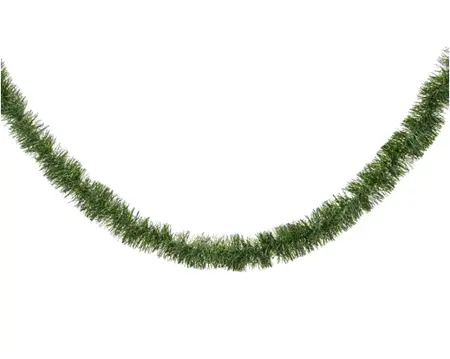 Guirlande lametta 7.5x270cm groen