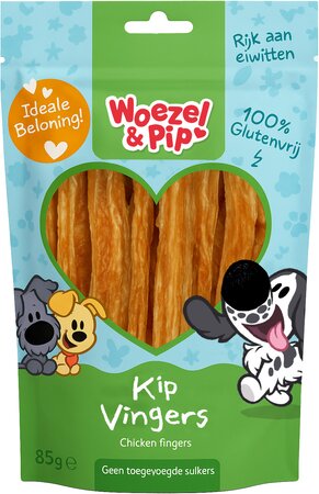 Hondensnack kip vingers 85g