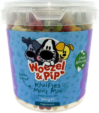 Hondensnack kluifje mini mix koek 550g