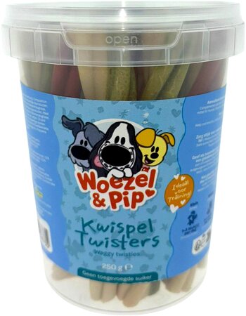 Hondensnack kwispel twisters mix 250g