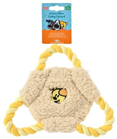 Hondenspeelgoed frisbee floss pip+piep 20cm