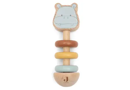 Jollein Houten Rammelaar Hippo Happy