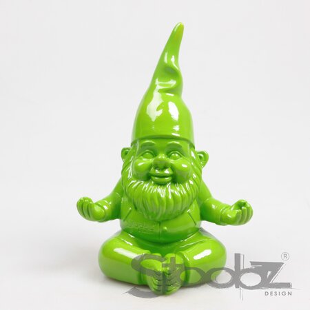 Kabouter yoga 11x14x20cm groen - afbeelding 2