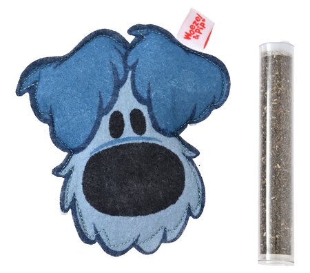 Katten speelgoed woezel+catnip vulbaar 10cm - afbeelding 2