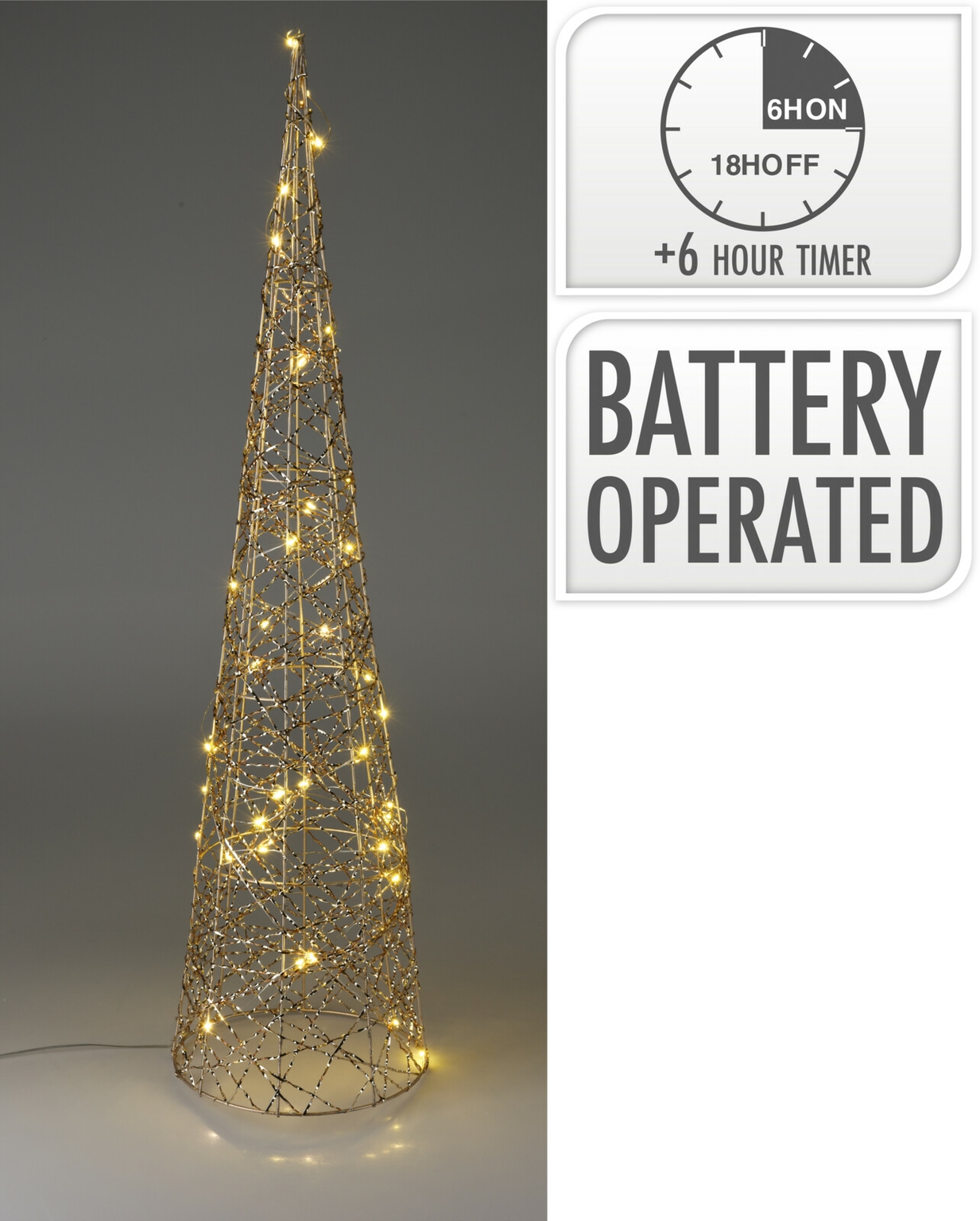 Kegel boom led 20X80cm - Tuincentrum GroenRijk Den Bosch